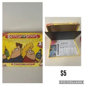 Battle of the Sexes Board Game - Yellow